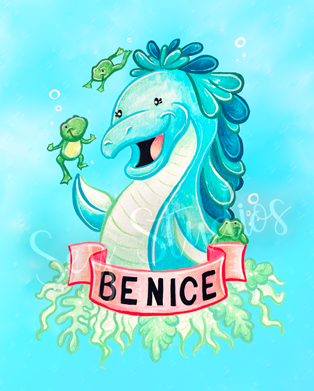 "Be Nice Nessie" Design