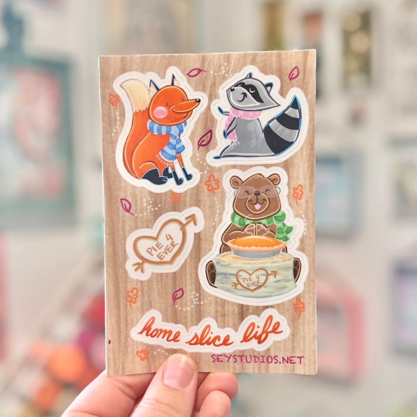 “Thankful Forest" Limited Edition Vinyl Sticker Sheet