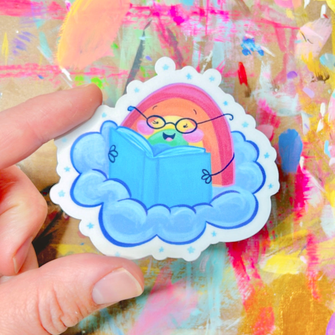 "Reading Rainbow" Sticker