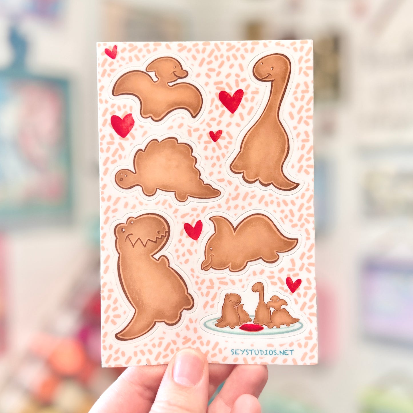 “Dino Nuggies" Vinyl Sticker Sheet