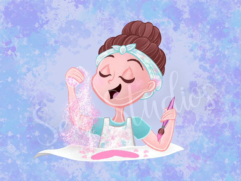 "Glitter Girl" Design