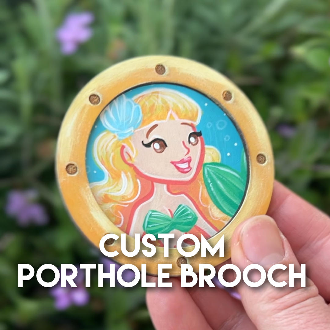 Custom Porthole Brooch