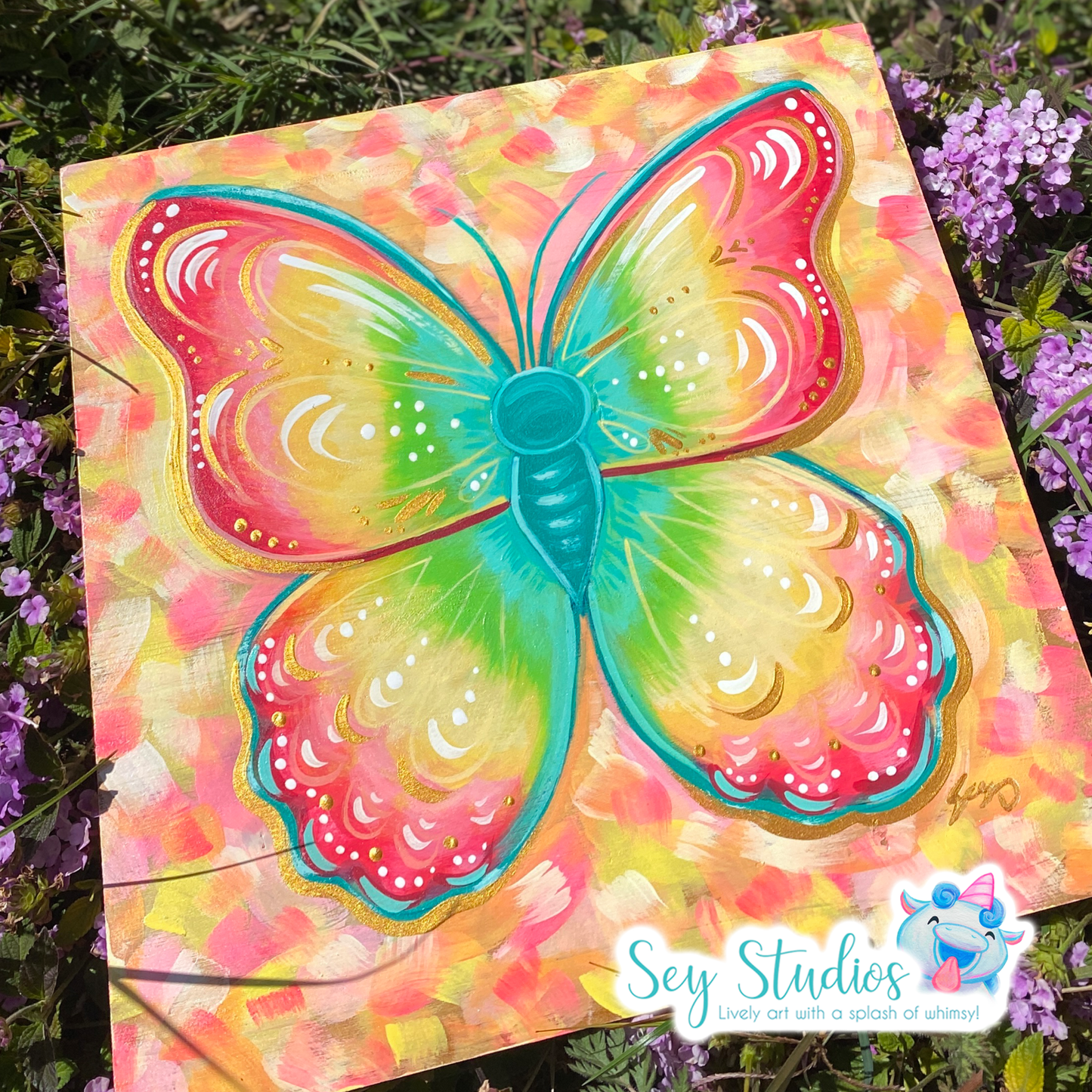 Original - "A Soul’s Flight" Butterfly Painting