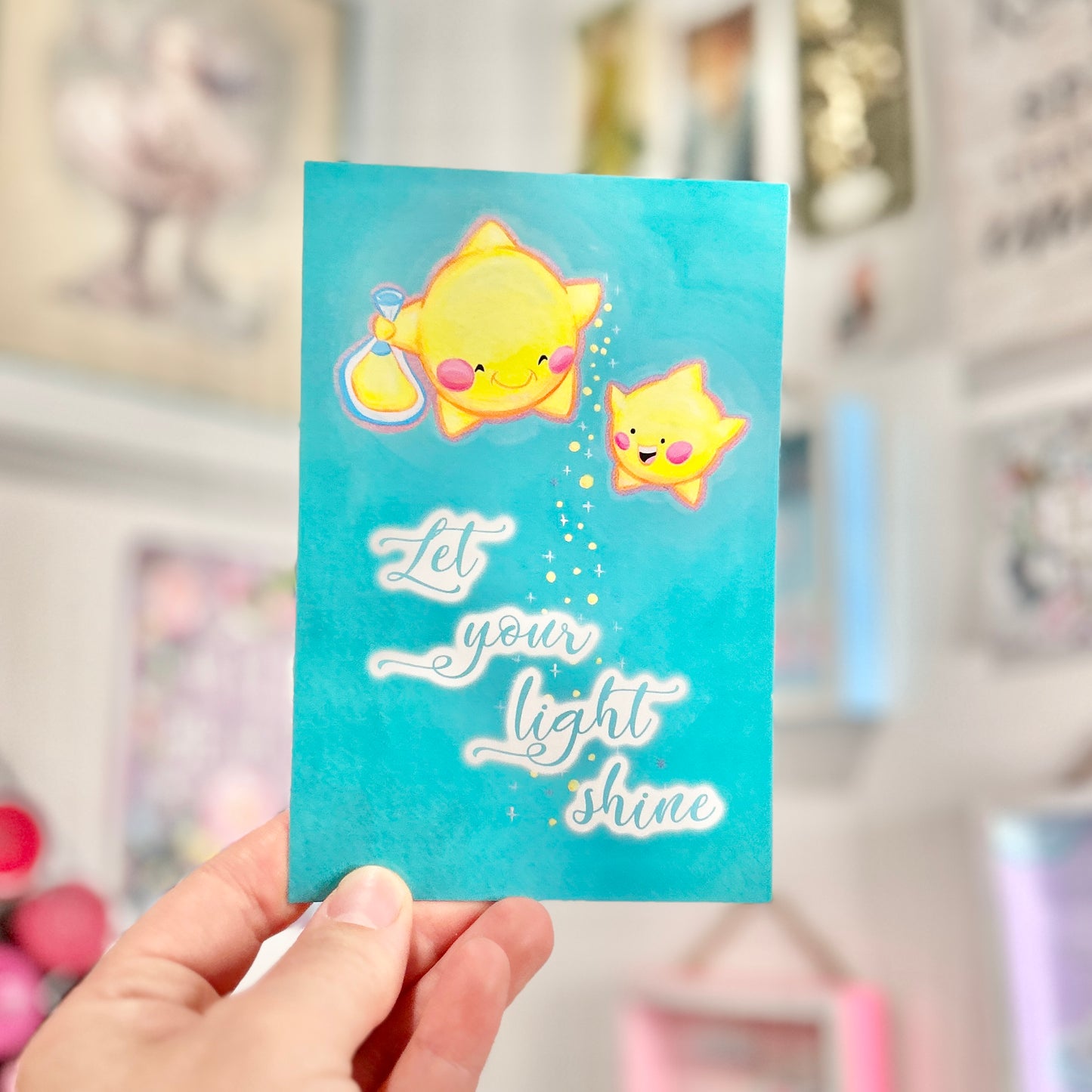 "Wishing Stars: Let Your Light Shine" Postcard
