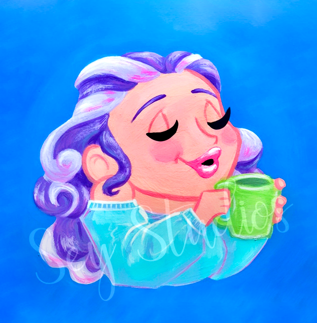 "Productive in PJs" Design