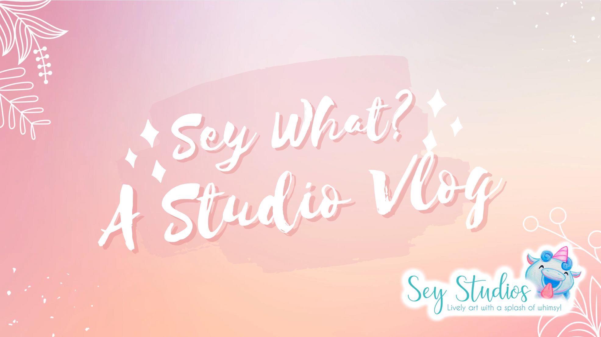 Load video: Episode 10 of Sey What? A Day in the Life of Sey Studios, meeting new creatives, working on new artwork and products, and more!