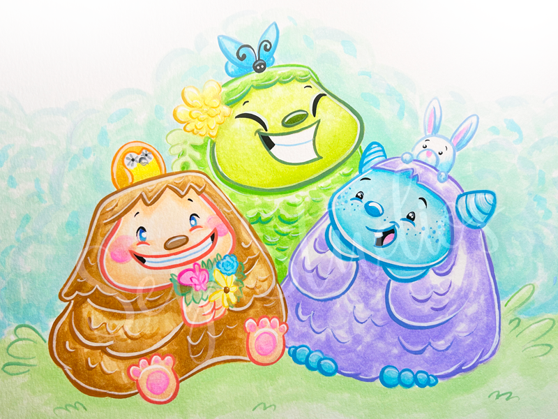 "Yeti Family Reunion" Design