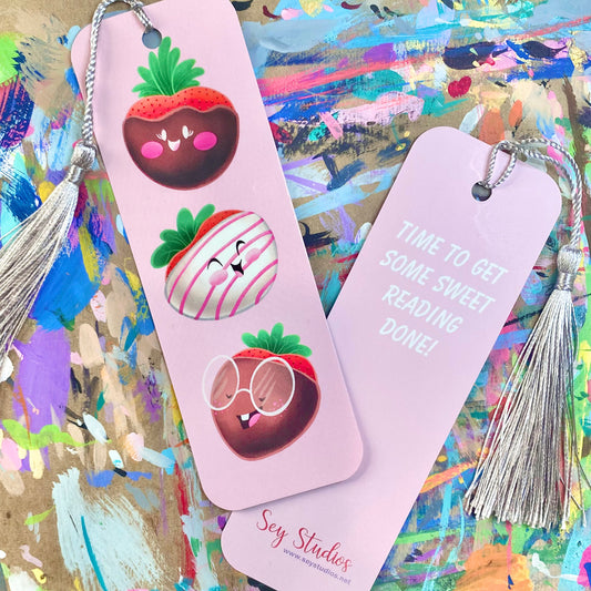 "Chocolate Strawberries" Bookmark
