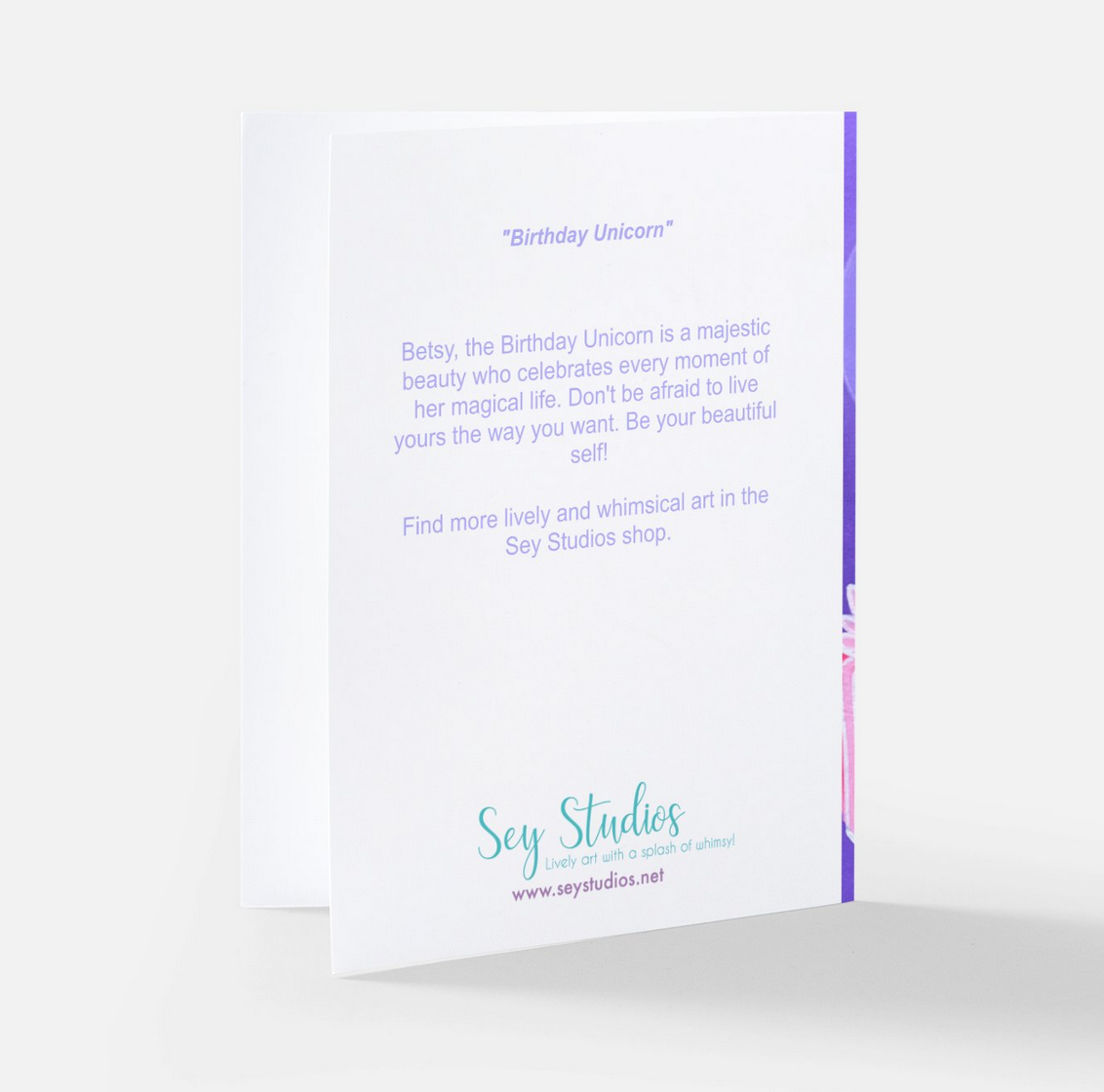 "Happy Birthday Unicorn" Greeting Card