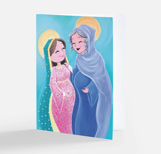 "Mary & Elizabeth" Greeting Card