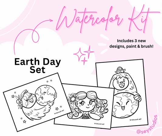 Watercolor Kit - Earth Day