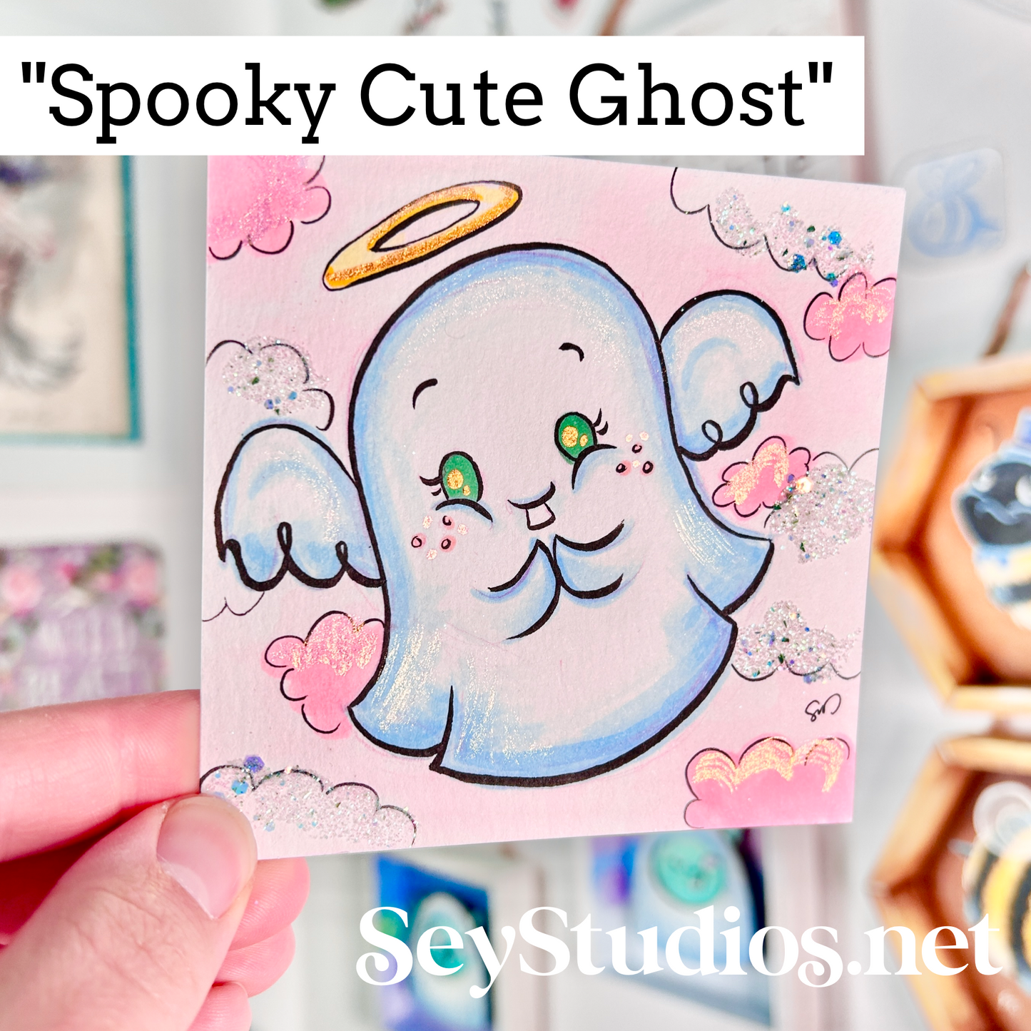 Original - “Spooky Cute Ghost” Sketch