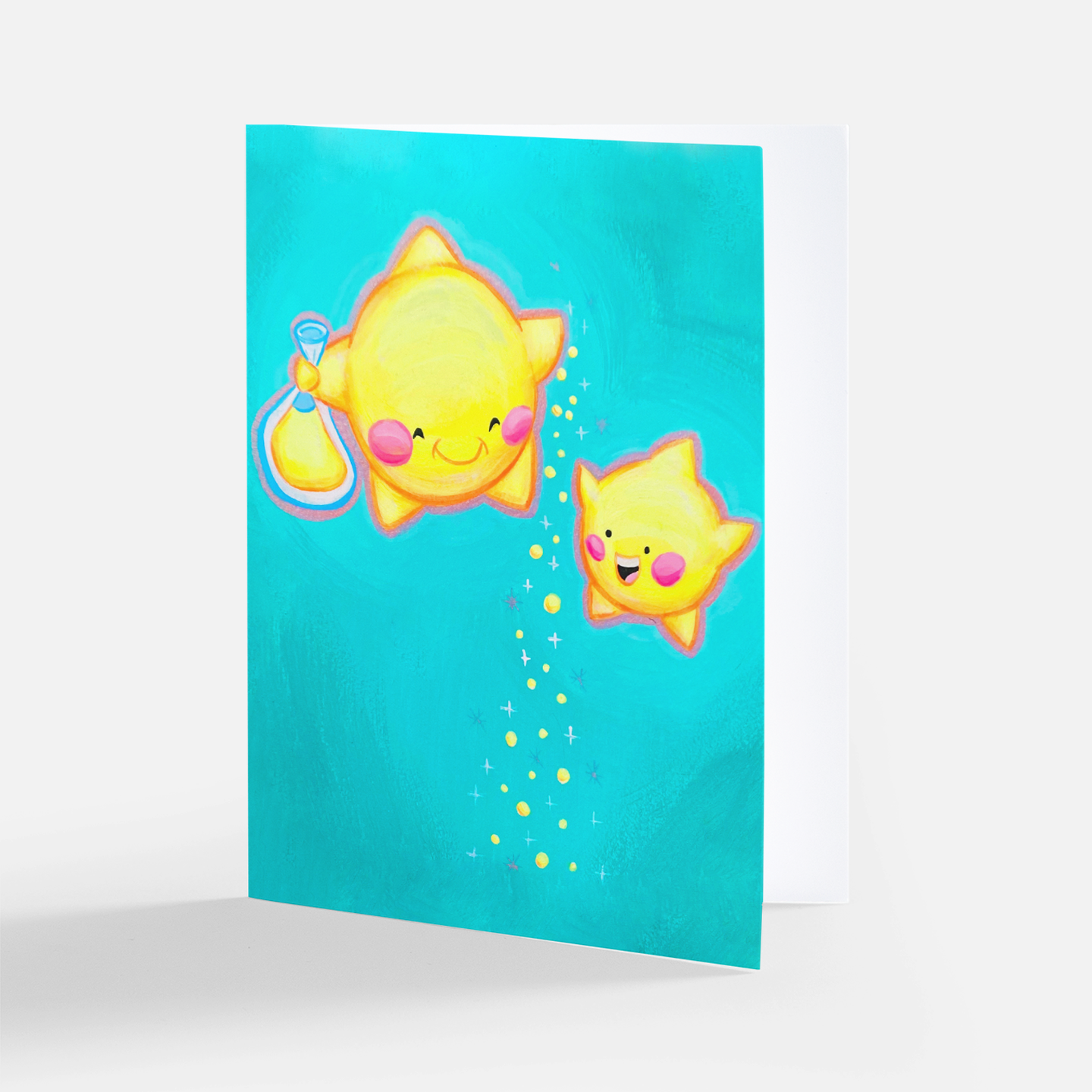 "Happy Stars" Greeting Card