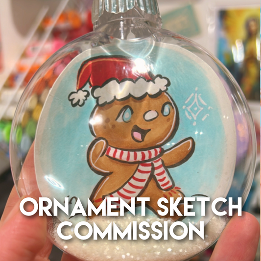 Commission - Keepsake Sketch Ornament