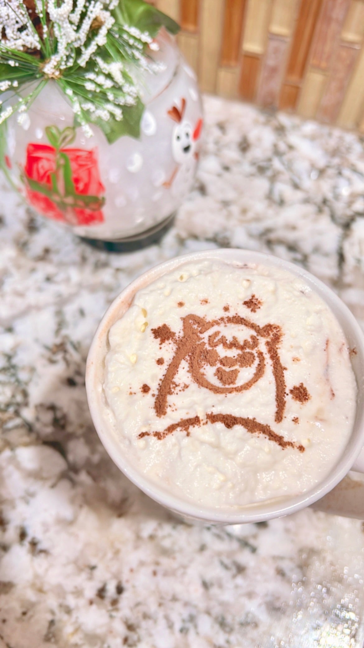 Yeti Holiday Party Drink Stencil