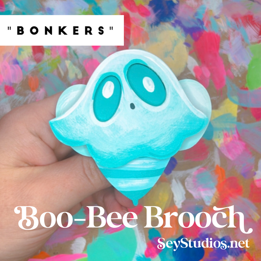 Brooch - "Bonkers the Boo-Bee Brooch"