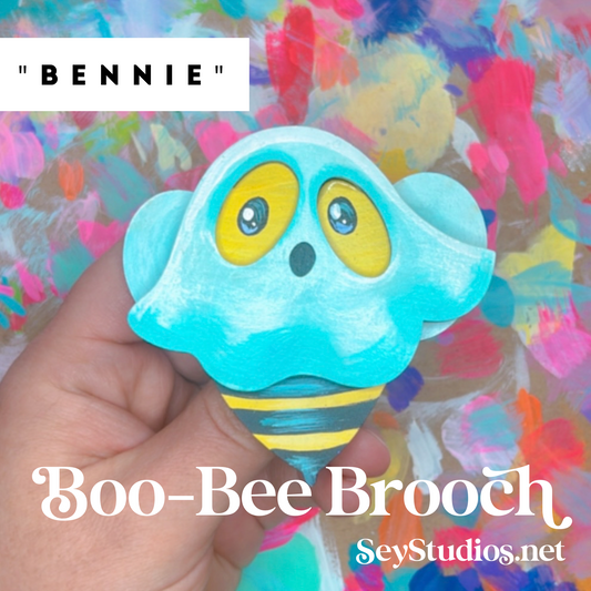 Brooch - "Bennie the Boo-Bee Brooch"