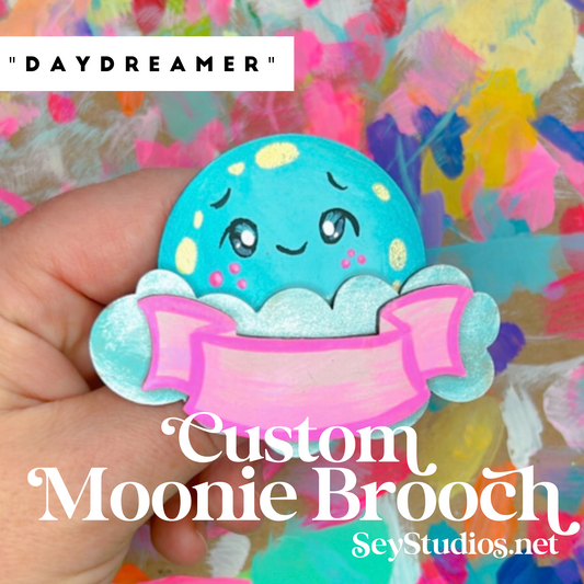 Brooch - "Daydreamer the Custom Moonie Brooch"