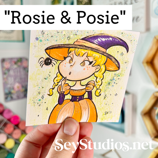 Original - “Rosie & Posie” Sketch