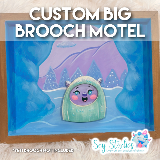 Custom Big Brooch Motel: Winter Edition