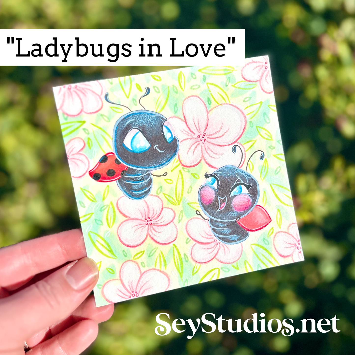 Original - "Ladybugs in Love”