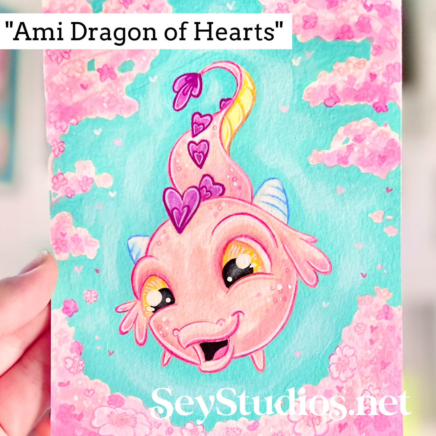 Original - "Ami the Dragon of Hearts”