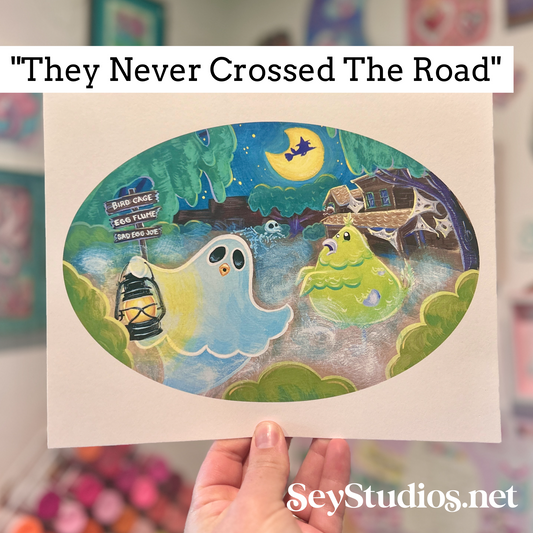 “They Never Crossed The Road” Limited Edition Signed Print