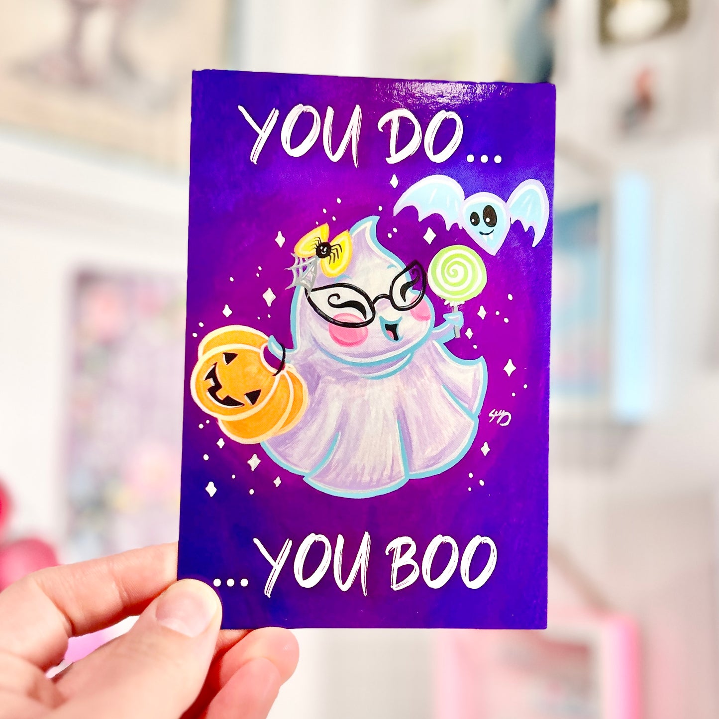 "You Do You Boo" Postcard