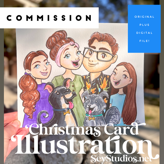 Commission an lllustration Portrait (plus digital file for printing!)