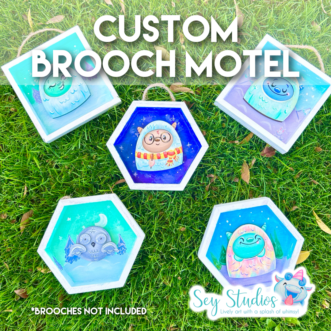 Custom Brooch Motel: Winter Edition