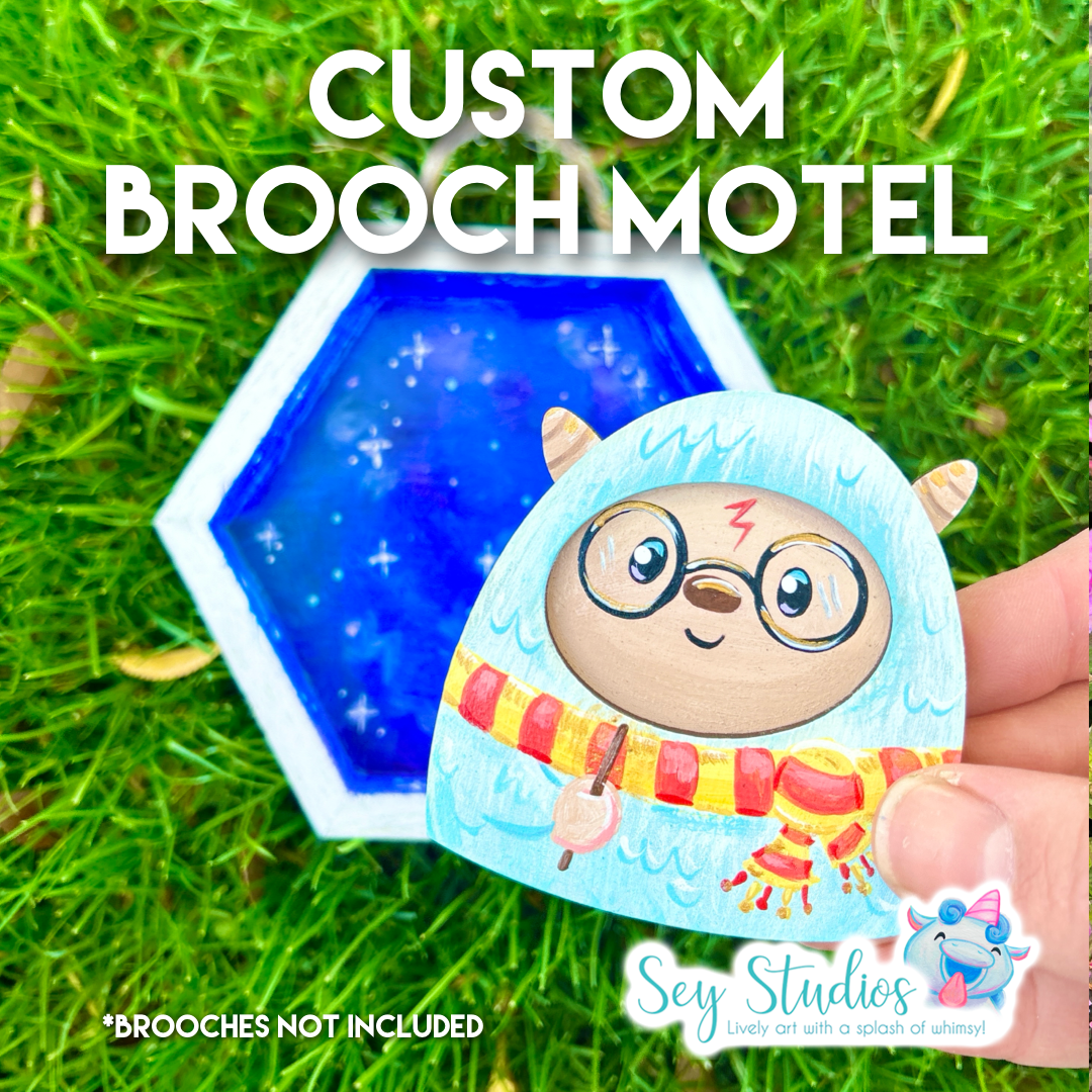 Custom Brooch Motel: Winter Edition