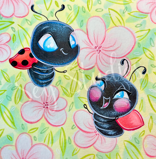 "Ladybugs in Love" Design
