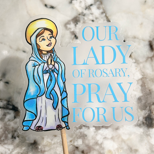 Sticker: Our Lady of the Rosary