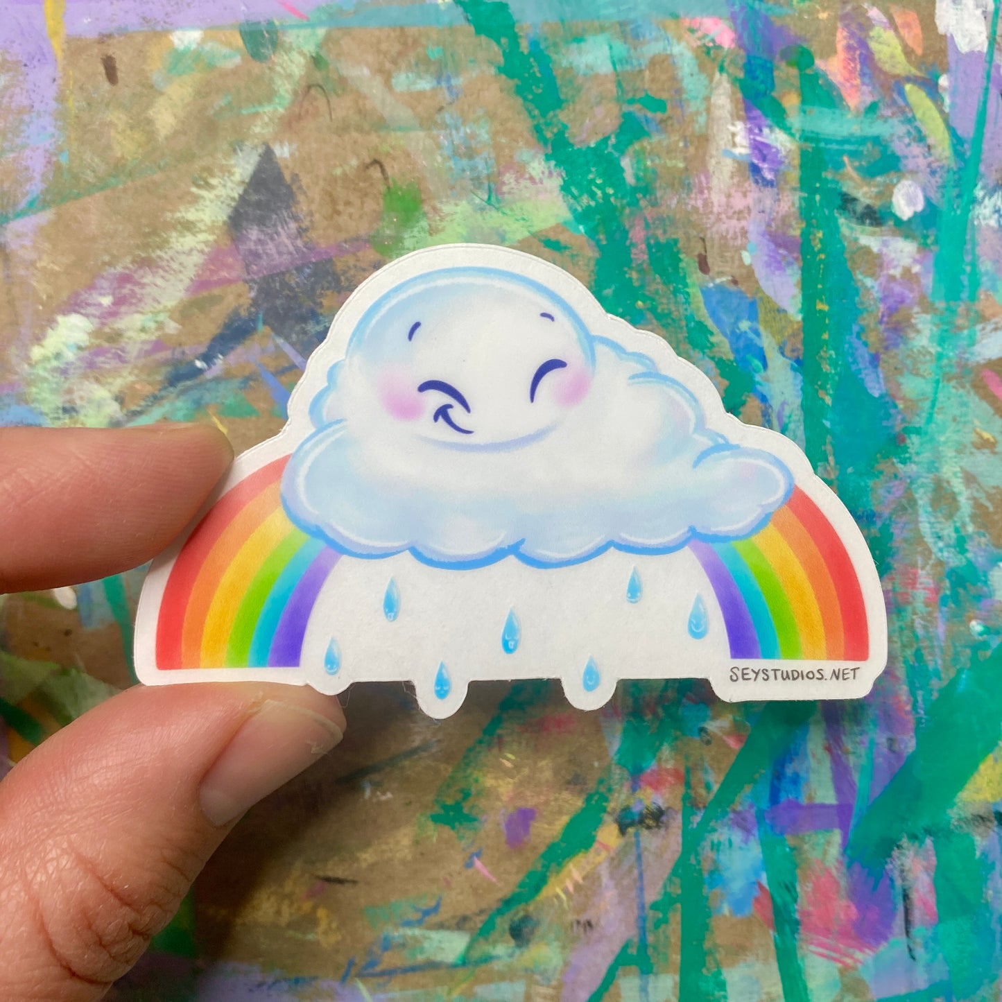 "Rainbow Showers" Sticker