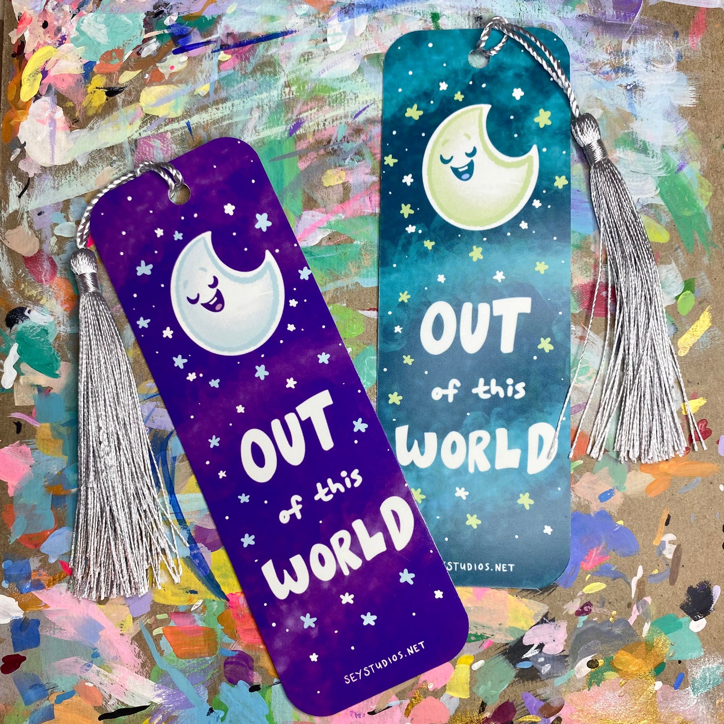 "Out of this World Moon" Bookmark