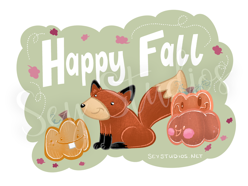 "Spoopy Happy Fall Friends" Design
