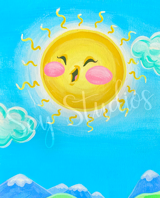 "Happy Sun Rising" Design