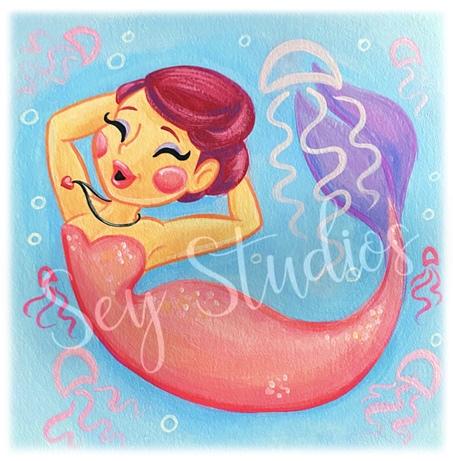 "Heart Mermaid" Design