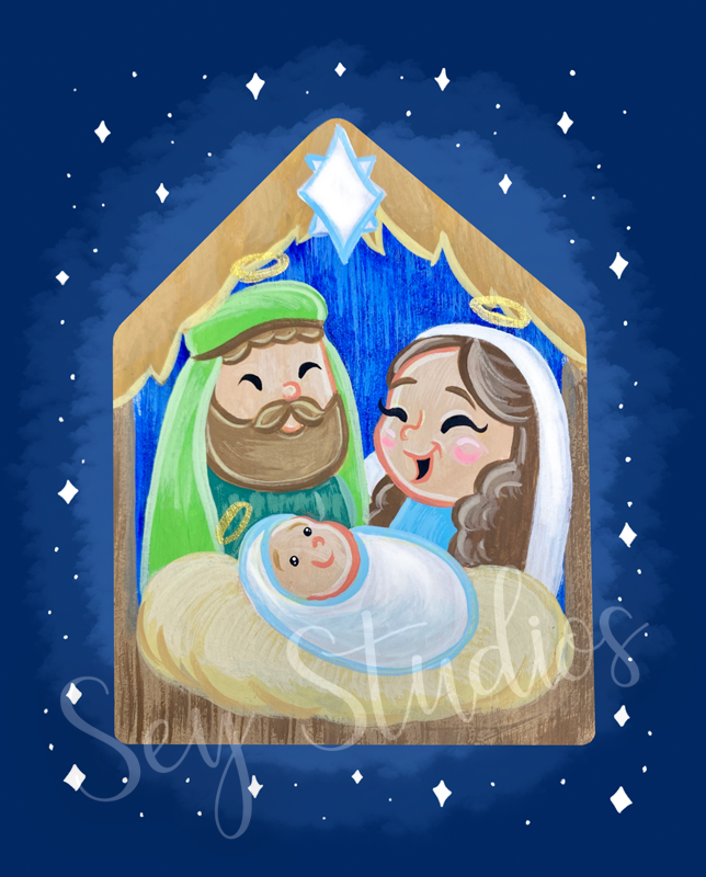 "Holy Night Nativity" Design