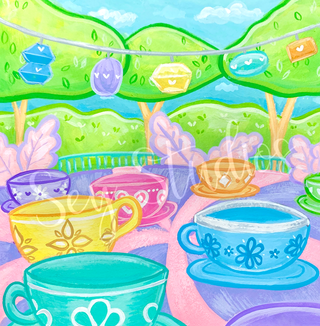 "Landscape: Teacups of Wonder" Design