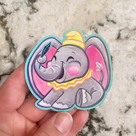 "Magical Circus Elephant" Magnet