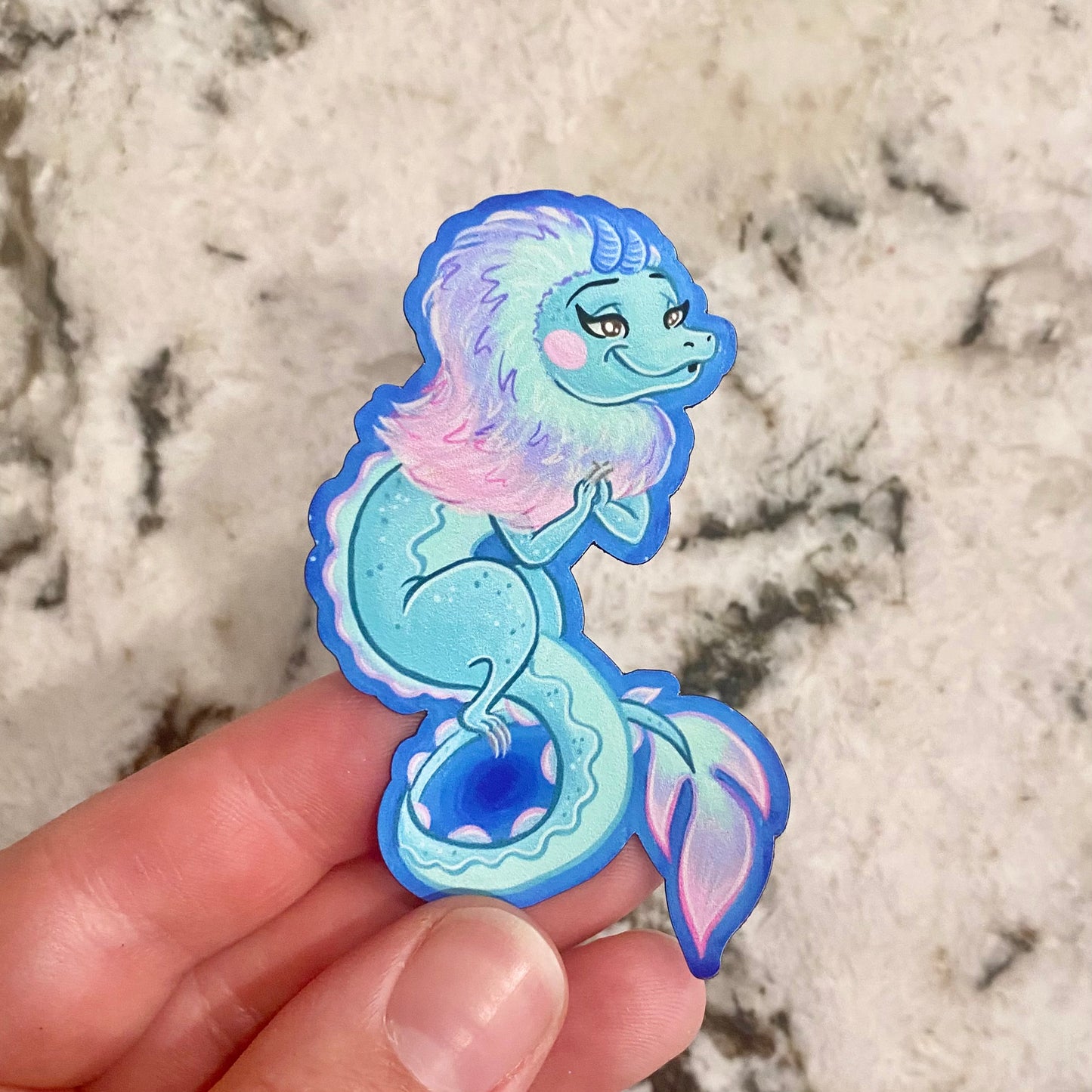 "Magical Water Dragon" Magnet