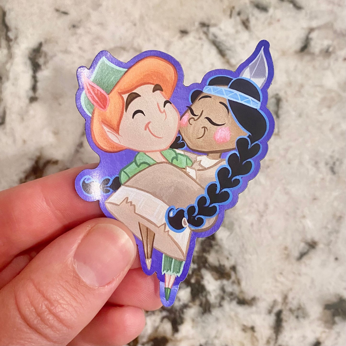 "Magical Peter & Tiger Lily" Magnet