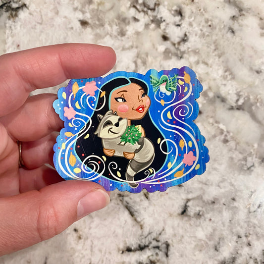 "Magical Native Princess Pocahontas" Magnet