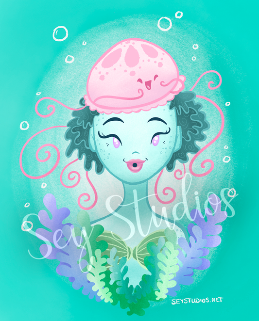 "Jelly Hat Mermaid" Design