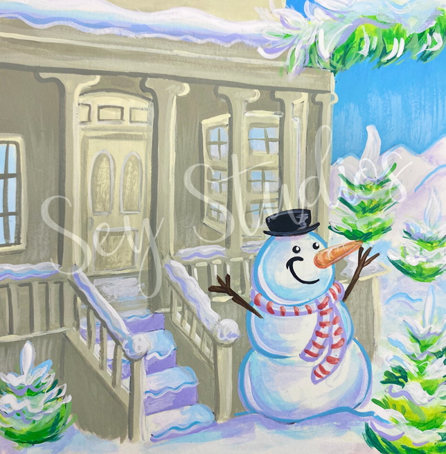 "Mr. Snowman's Farmhouse Christmas" Design