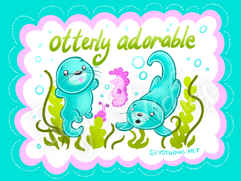 "Otterly Adorable" Design