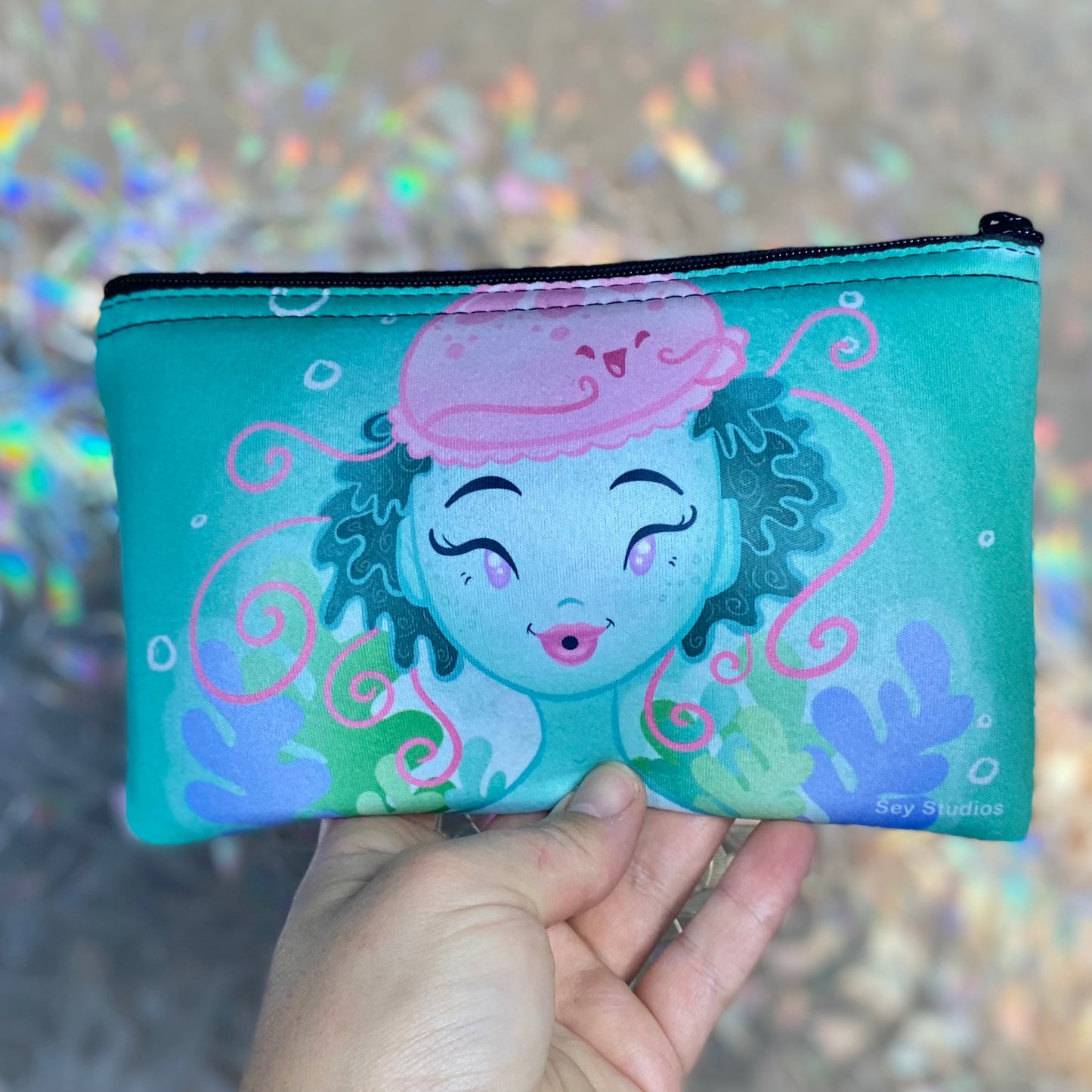 "Jelly Hat Mermaid" Accessory Pouch