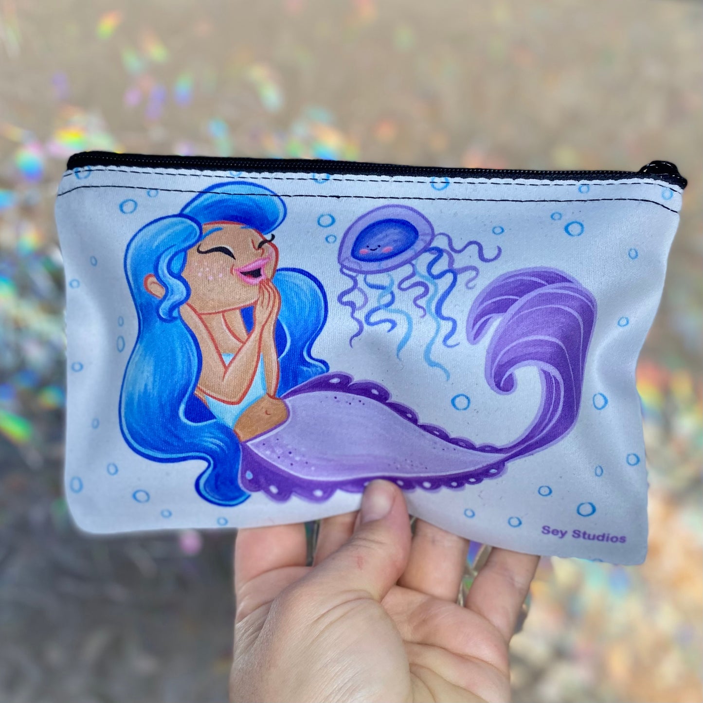 "Moonjelly & Mermaid" Accessory Pouch