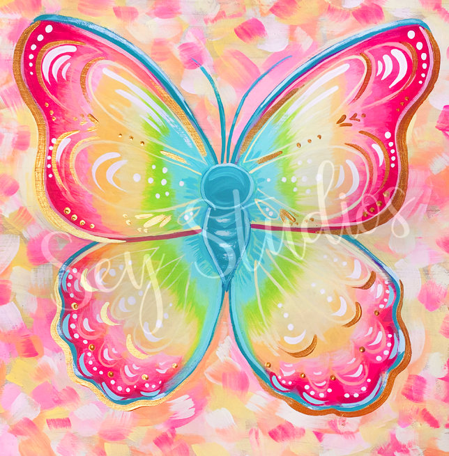 "Rainbow Butterfly - A Soul's Flight" Design